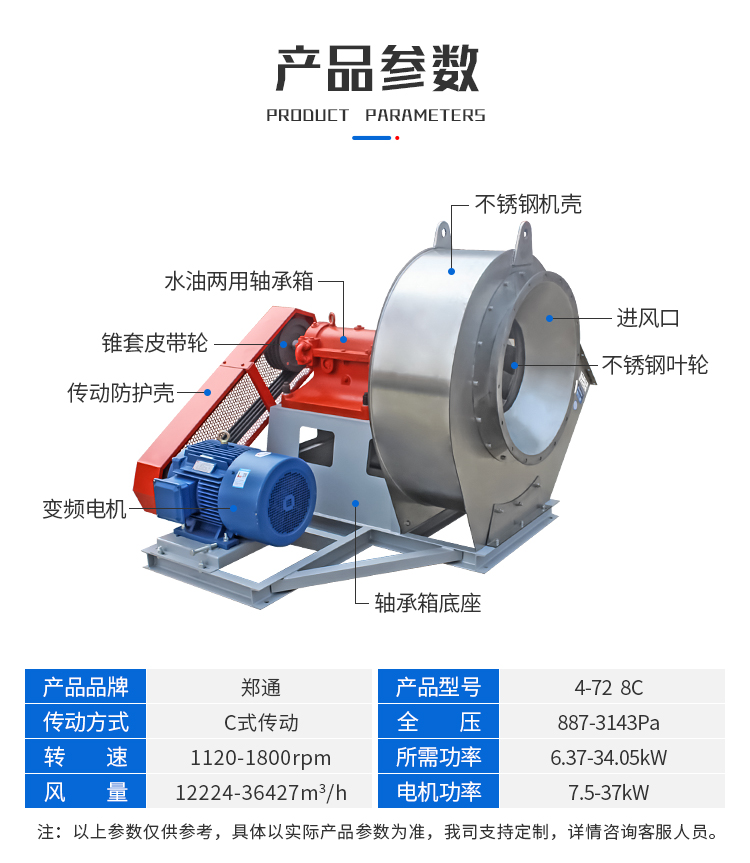 4-72離心風(fēng)機(jī)養(yǎng)護(hù)大有講究-鄭通風(fēng)機(jī)廠家為你講解